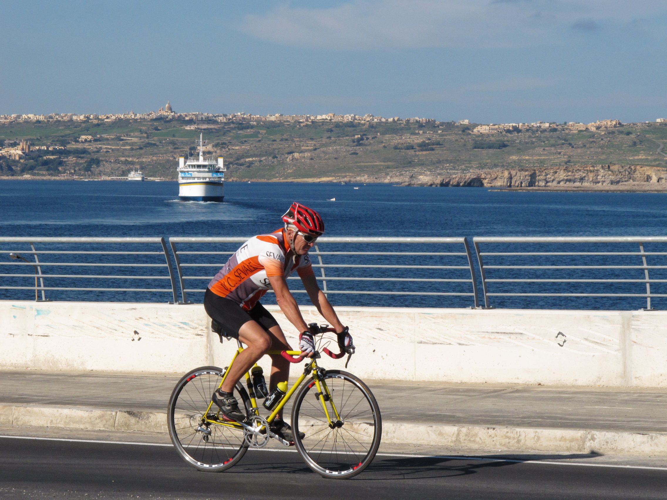 Gozo in the background