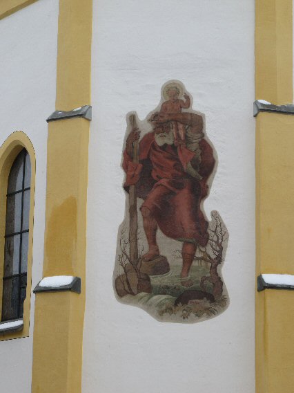 St Christopher on a Church