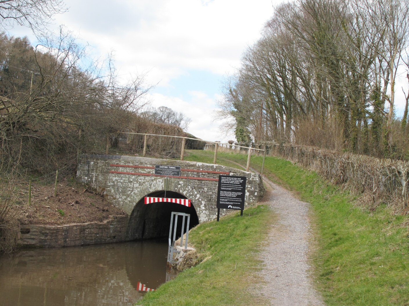 Along the canal
