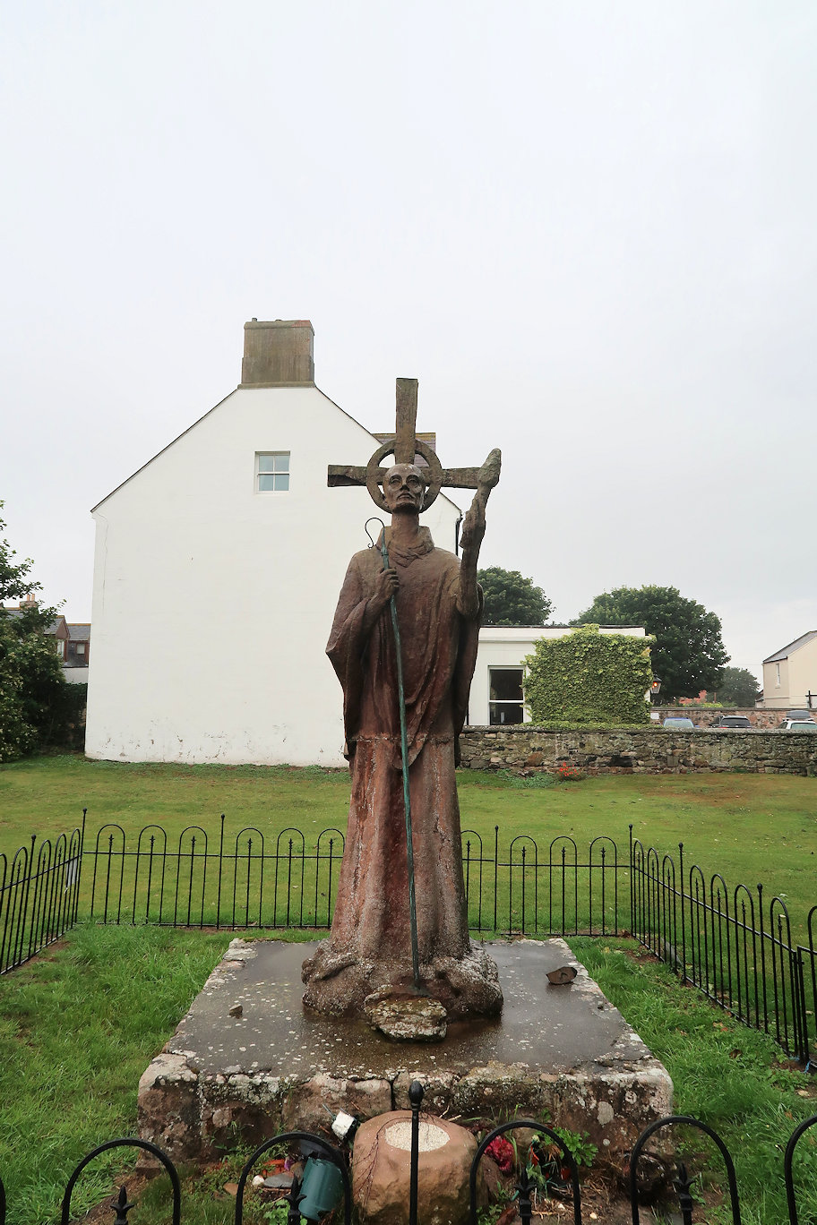 Aidan at Lindisfarne Priory