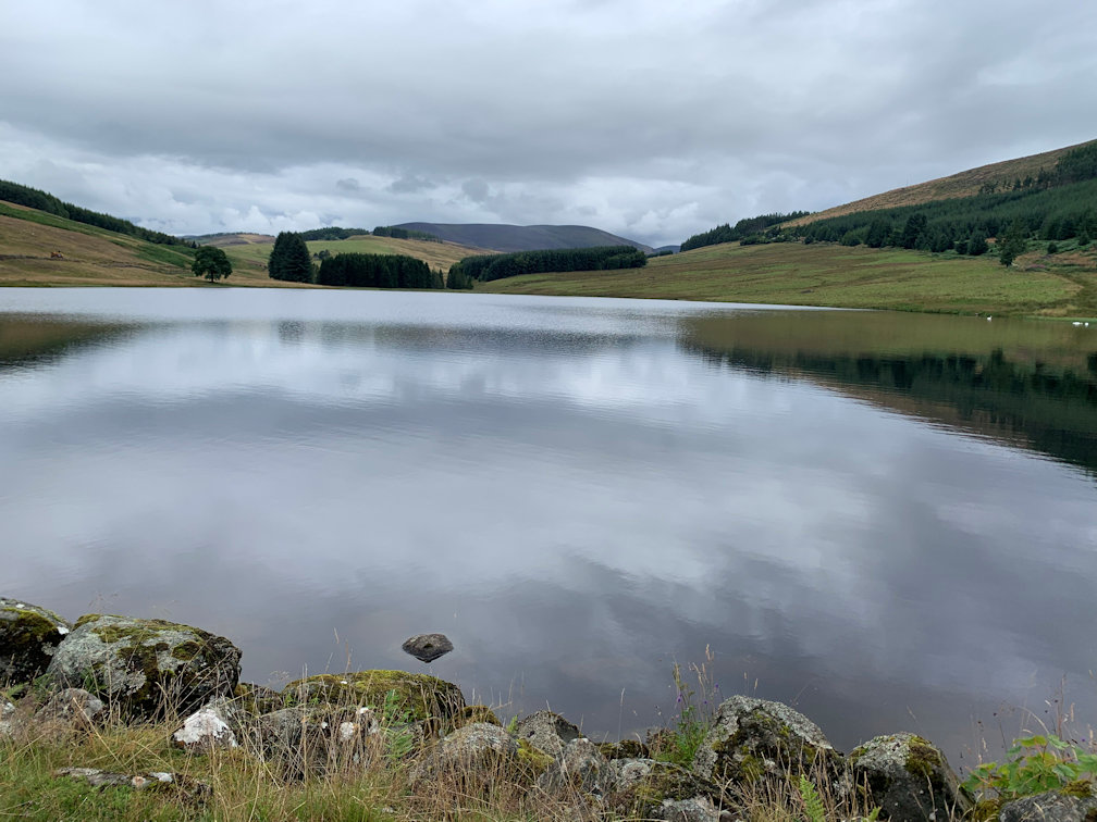 The Lochs above Glen Isla