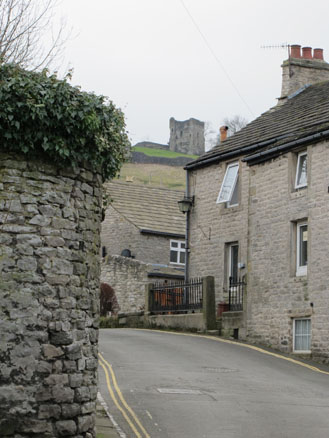 Peveril Castle from Castleton