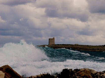 The seas around Malta